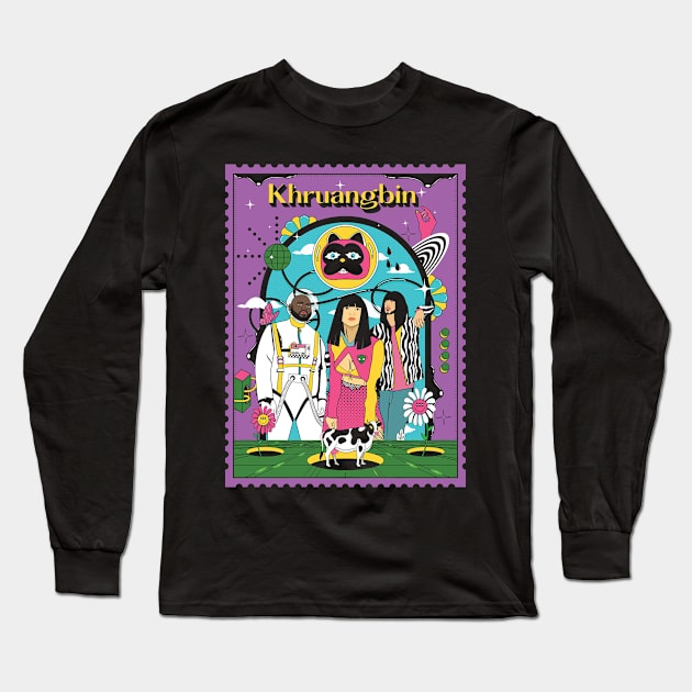 KHRUANGBIN BAND Long Sleeve T-Shirt by rahobisona